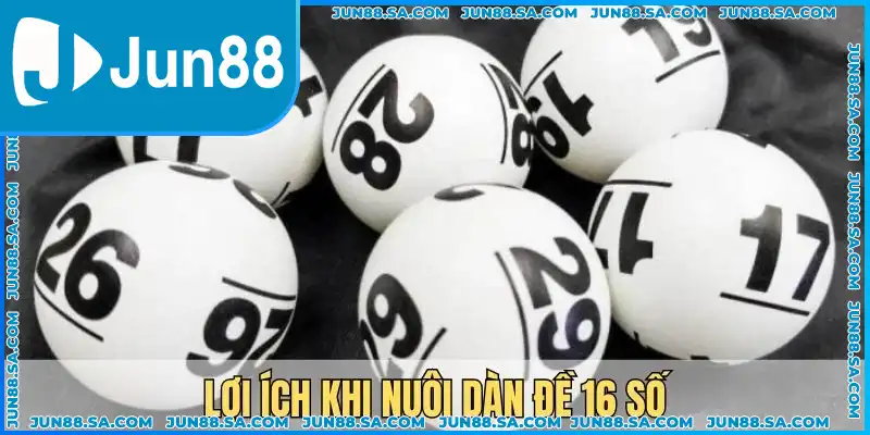 ชุดเลข 16 ตัว มอบประโยชน์มากมาย