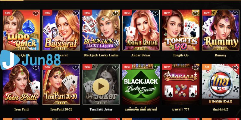 Jun88 รวมทุกเกมเดิมพันไว้ในที่เดียว ให้ผู้เล่นสนุกและสะดวกตลอดเวลา